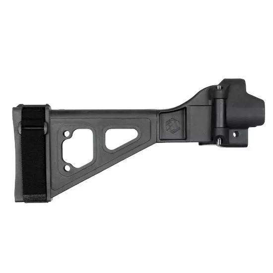 MP5 HK53 SIDE FOLDING BRACE WITH POLYMER END PLATE, SB TACTICAL