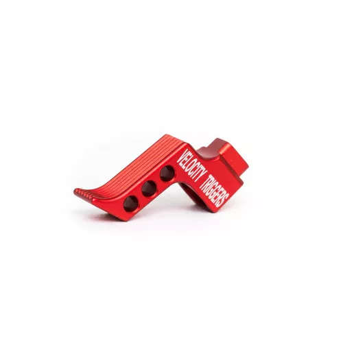 MPC Trigger Shoe - Straight Serrated Flat Face - Red