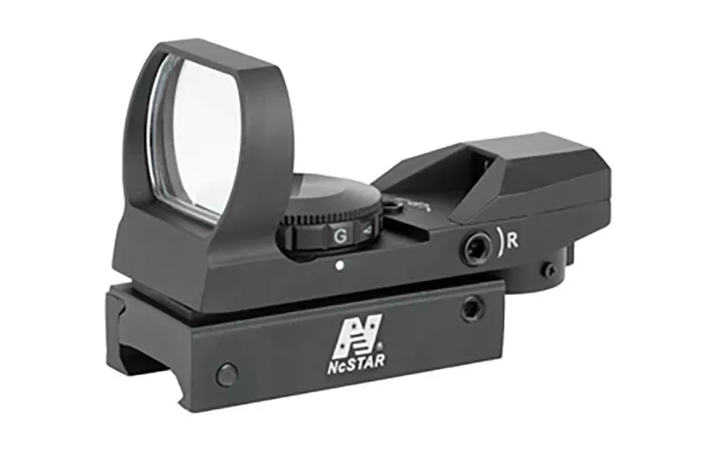 NcSTAR Red and Green Four Reticle Reflex Optic – Black