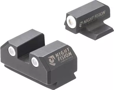 Night Fision Night Ruger Max 9 White Front Ring Sq Rear