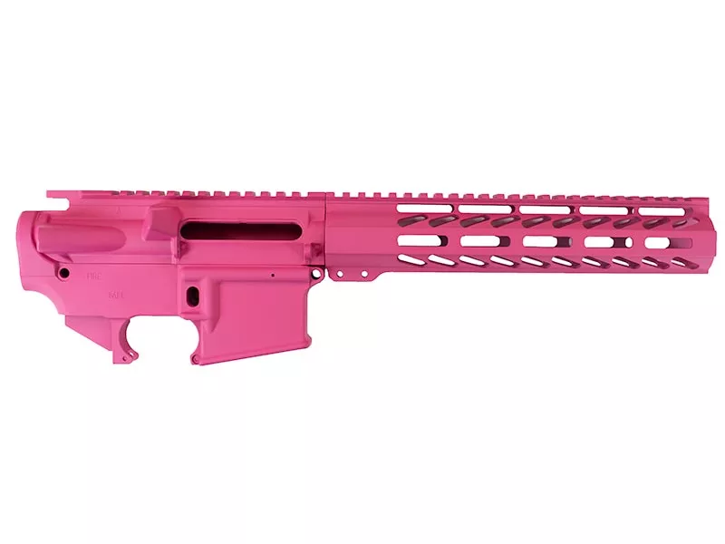 Pink Daytona Tactical AR-15 Builder Set with 10″ M-lok Rail