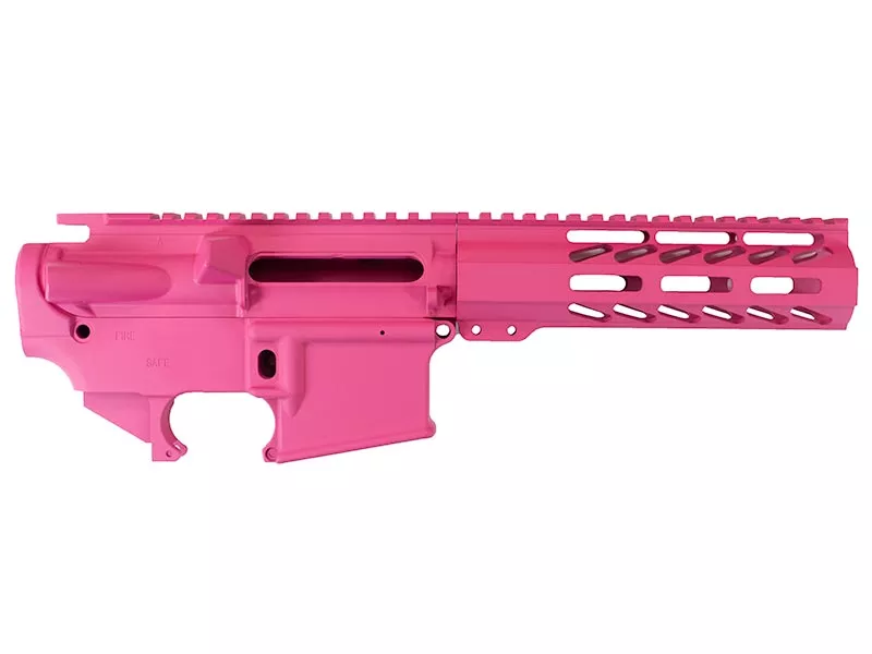 Pink Daytona Tactical AR-15 Builder Set with 7″ M-lok Rail