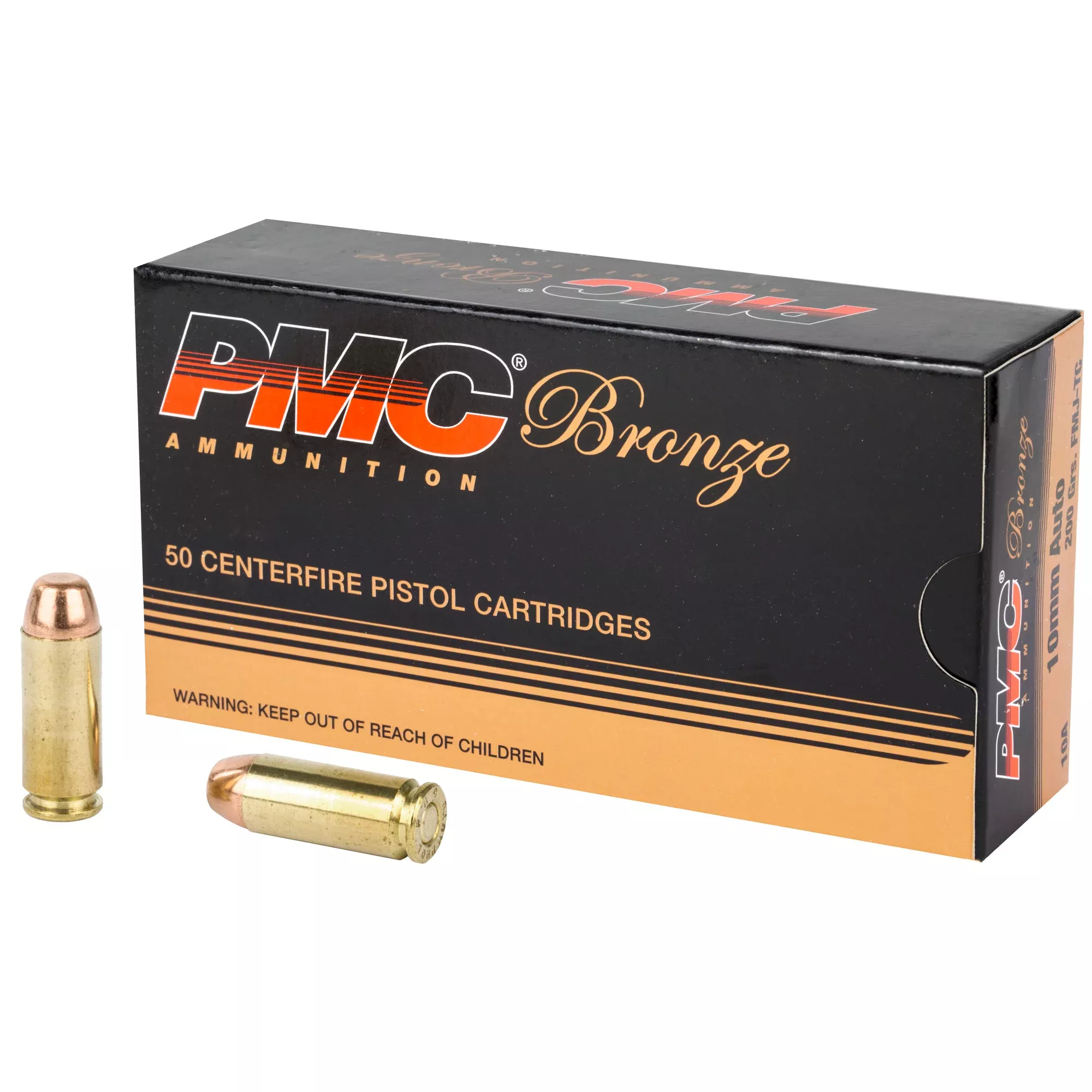 PMC Bronze 10mm 200gr FMJ – 50 Rounds