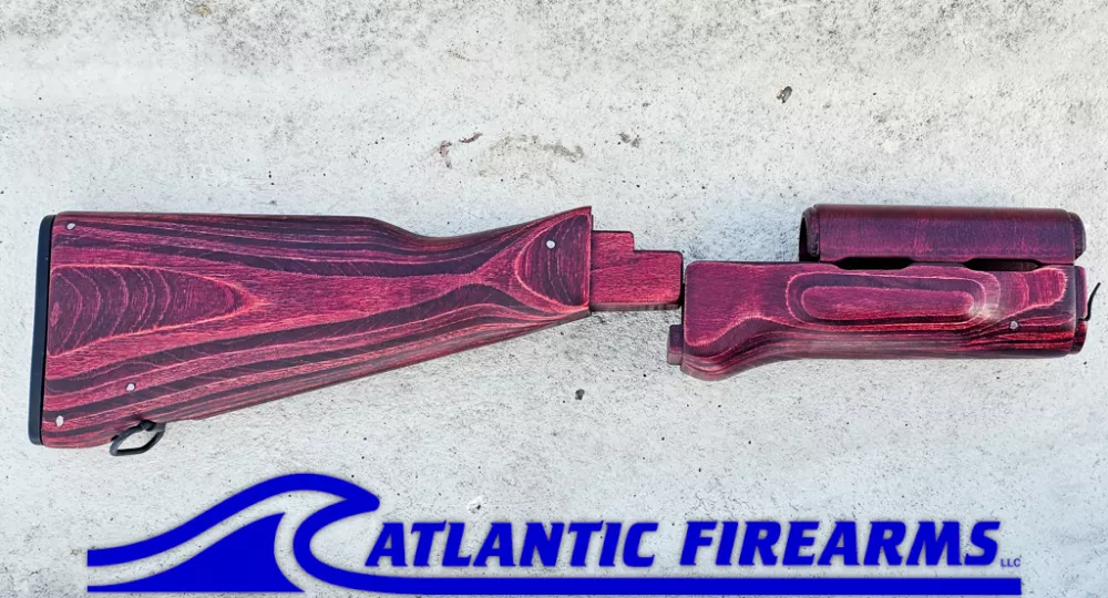 Polish AK47 Stock Set Red Classic - WBP