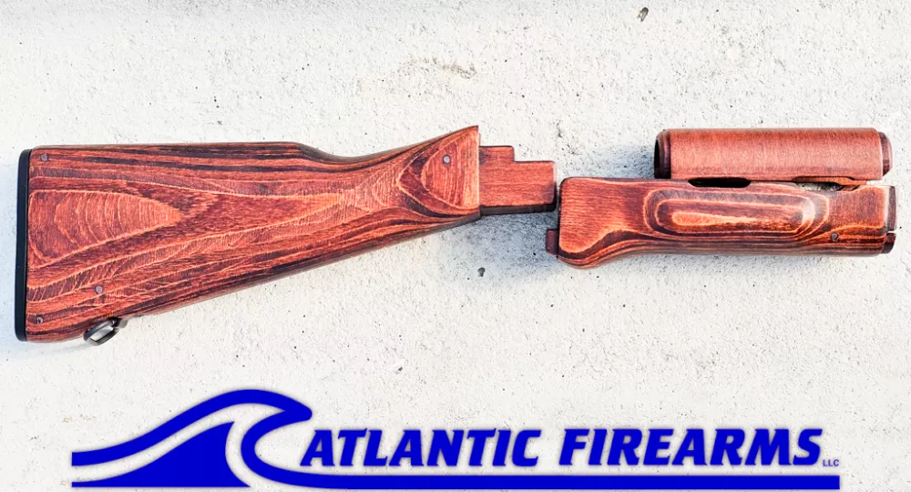 Polish AK47 Stock Set Whiskey Brown-WBP
