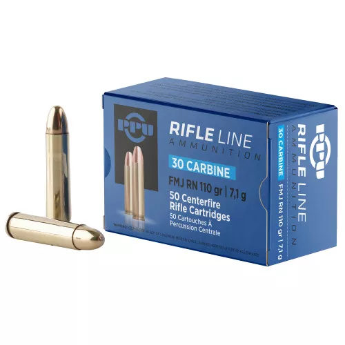 PPU .30 Carbine 110gr FMJ - 50rd Box