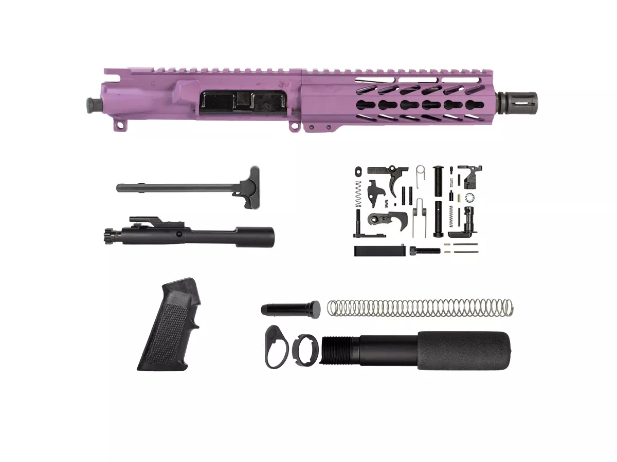 Purple 7.5″ .300 Blackout Pistol Kit