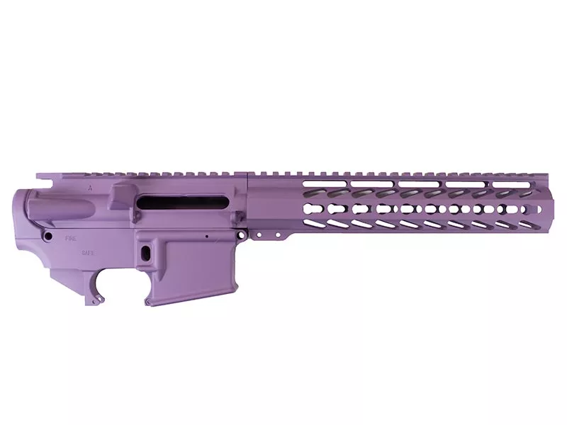 Purple Daytona Tactical AR-15 Builder Set with 10″ Keymod Rail
