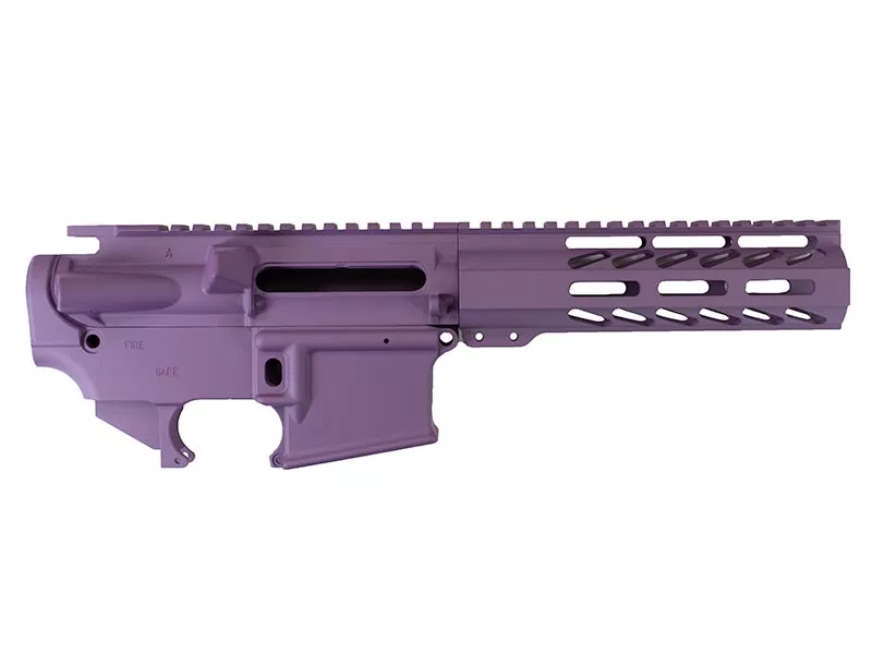 Purple Daytona Tactical AR-15 Builder Set with 7″ M-lok Rail