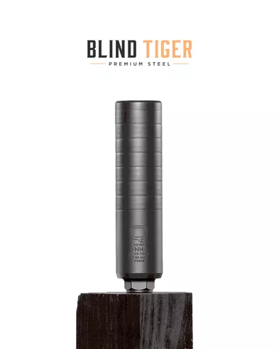 Q BLIND TIGER 300 Blk Optimized Compact Steel Suppressor