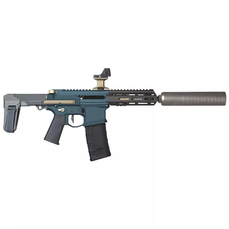 Q HONEY BADGER 300 BLK PISTOL – BLUE TITANIUM