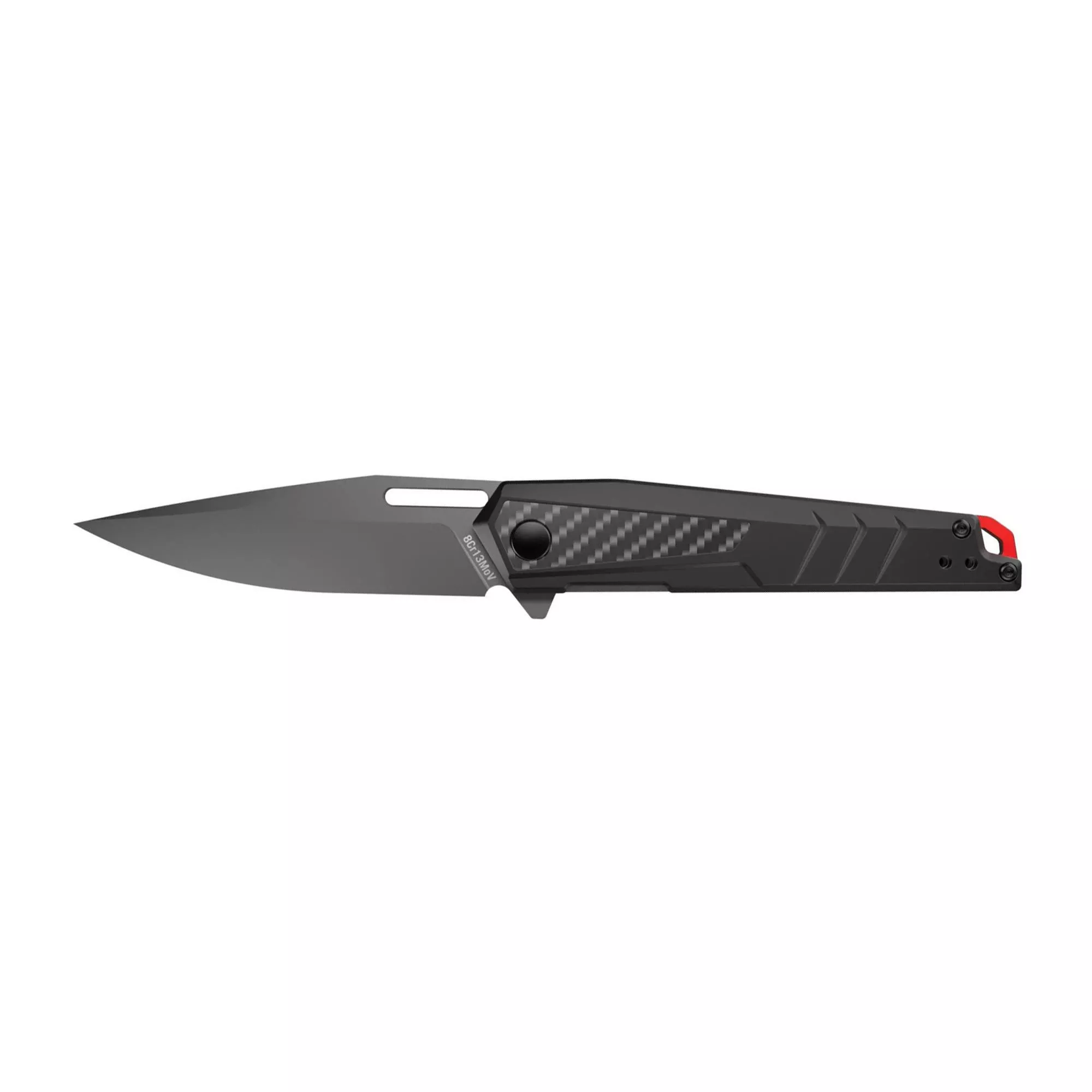Real Avid RAV-5 Folding Knife Black Blade 3.4" Aluminum Handle