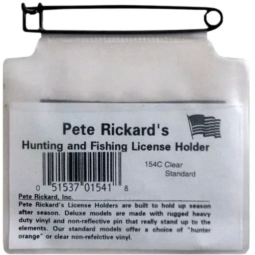 Rickards Hunting License HolderClear
