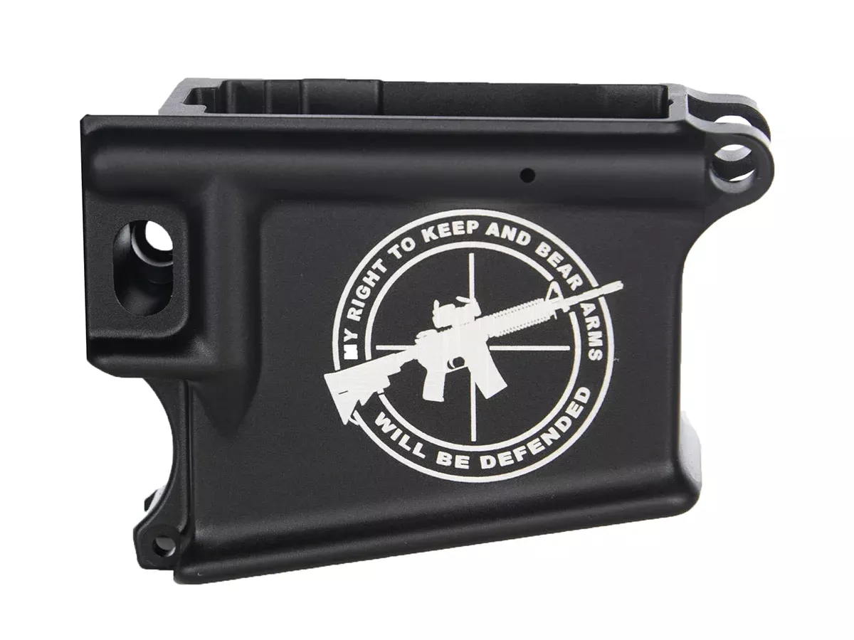 Right to Bear Arms 80% Lower Receiver | Laser Engraved AR-15