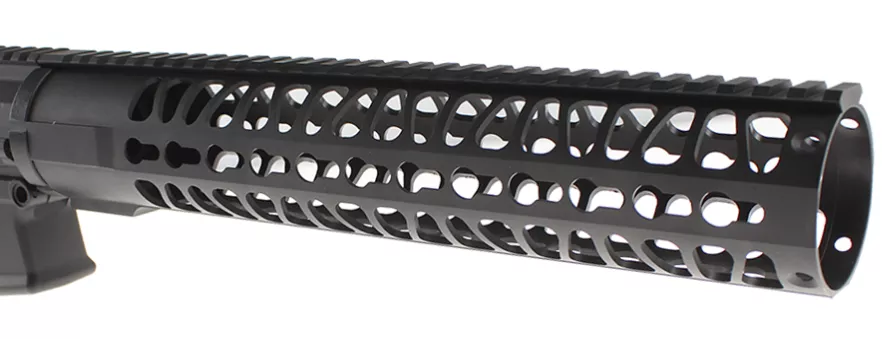 SALE 12″ AR-10 Keymod Handguard – Black