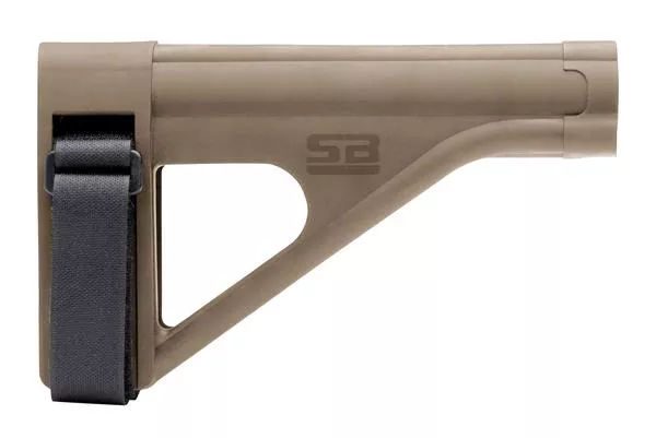 SB Tactical SOB Pistol Brace, Flat Dark Earth FDE