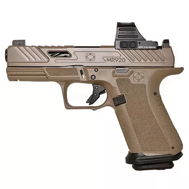 SHADOW SYSTEMS MR920 9MM 4" 15+1 FDE ELITE OPTIC SLIDE HOLOSUN