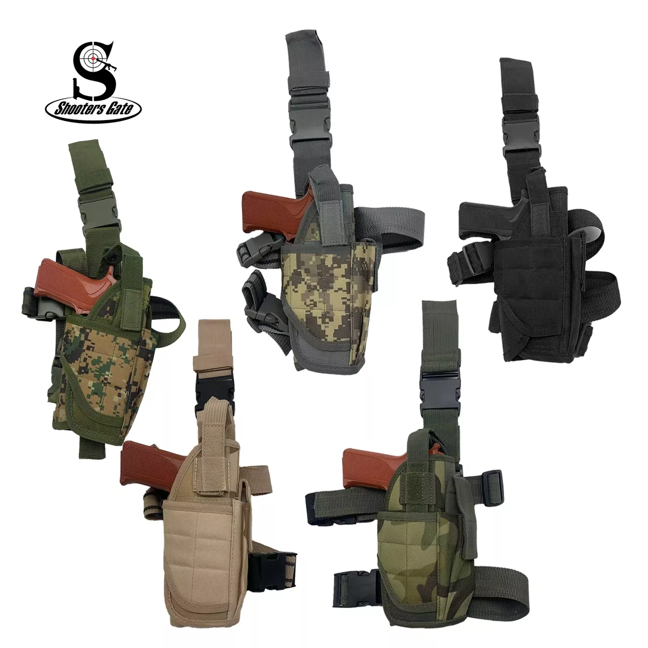 Shooters Gate Tactical Drop Leg Tornado Holster- Right Hand