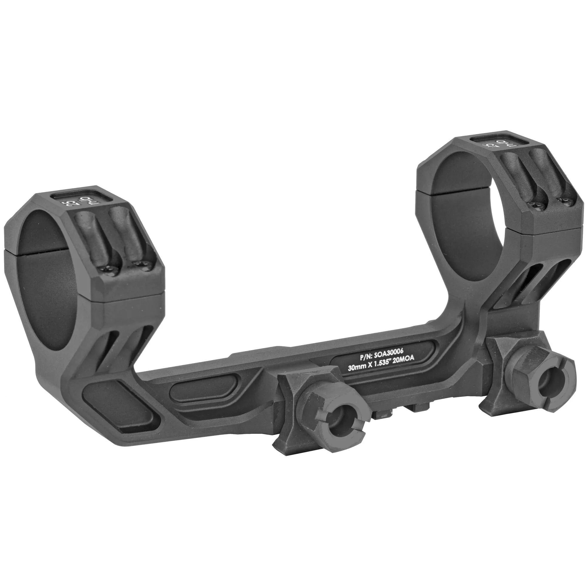 SIG ALPHA3 Mount Rings Black