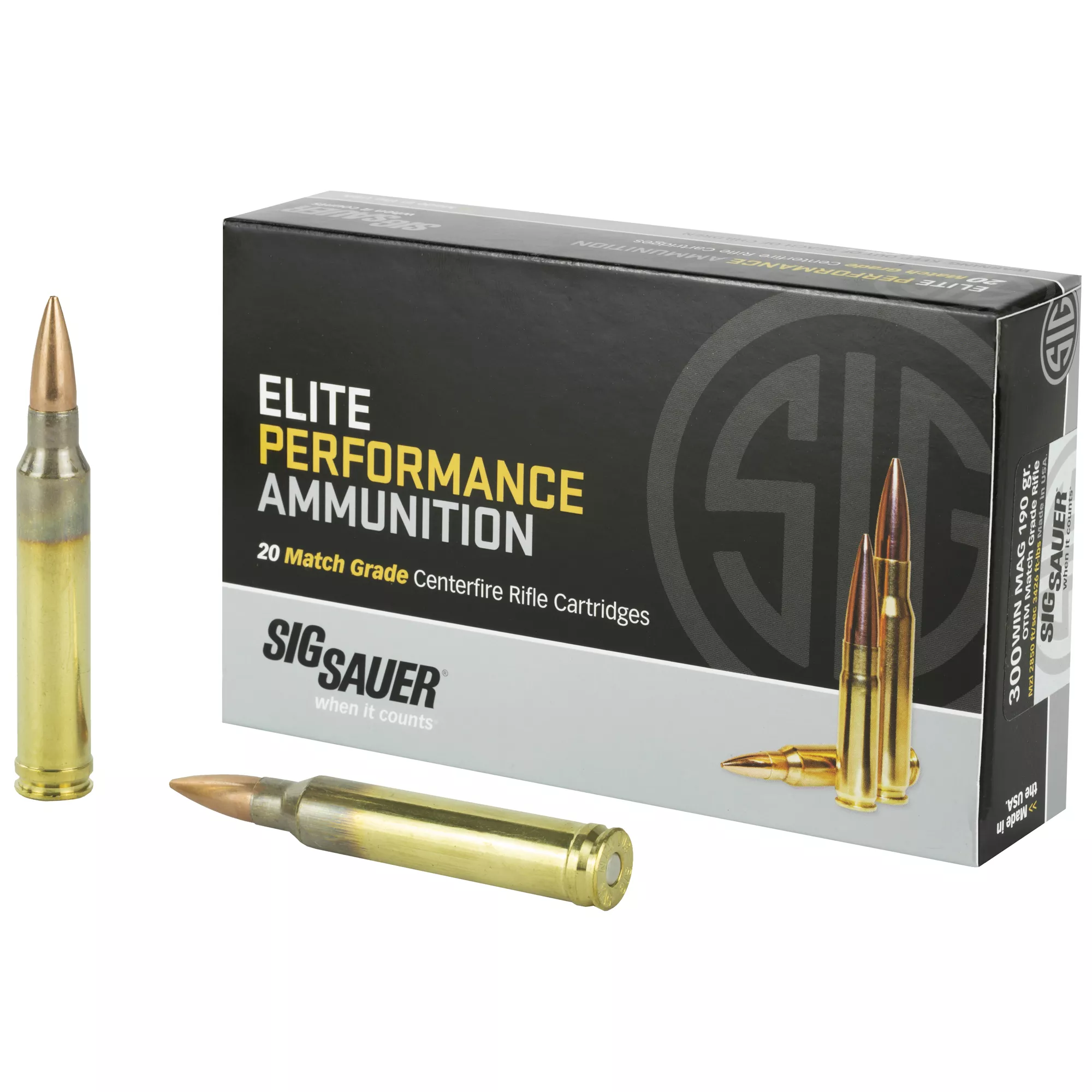 Sig Ammo 300win 190gr Otm 20/200