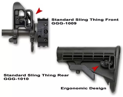Sling Thing AR-15 Front And Rear Sling Attachments