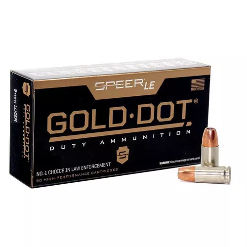 Speer Gold Dot 9mm 147gr Hollow Point - 50 Rd Box