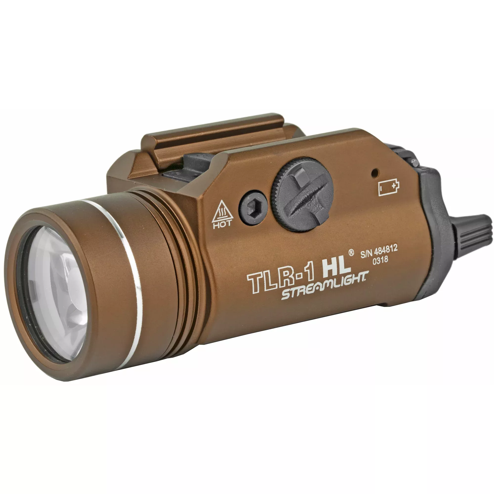 Streamlight TLR-1 HL Weapon Light – 1,000 Lumens, Flat Dark Earth
