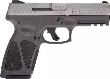 Taurus G3 9mm 15-shot 3-dot - Adj. Grey/ss Polymer