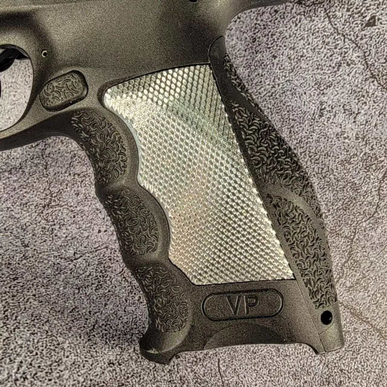 Taylor Freelance HK VP9 Grip Panel LEFT Medium Aluminum Shiny