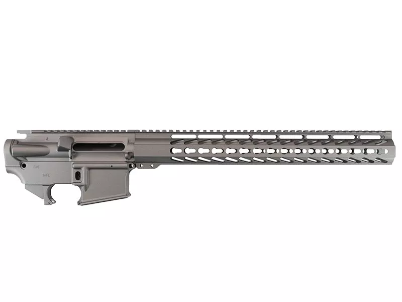 Tungsten Grey Daytona Tactical AR-15 Builder Set with 15″ Keymod Rail