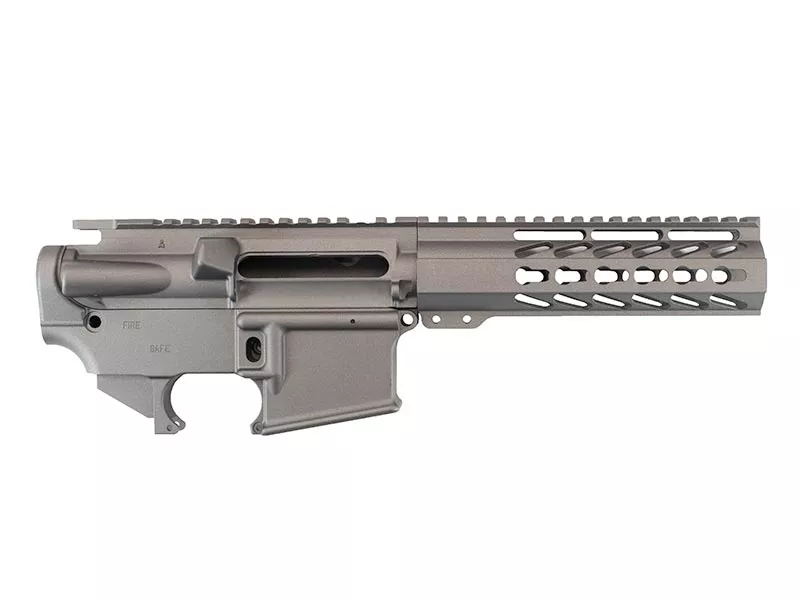 Tungsten Grey Daytona Tactical AR-15 Builder Set with 7″ Keymod Rail