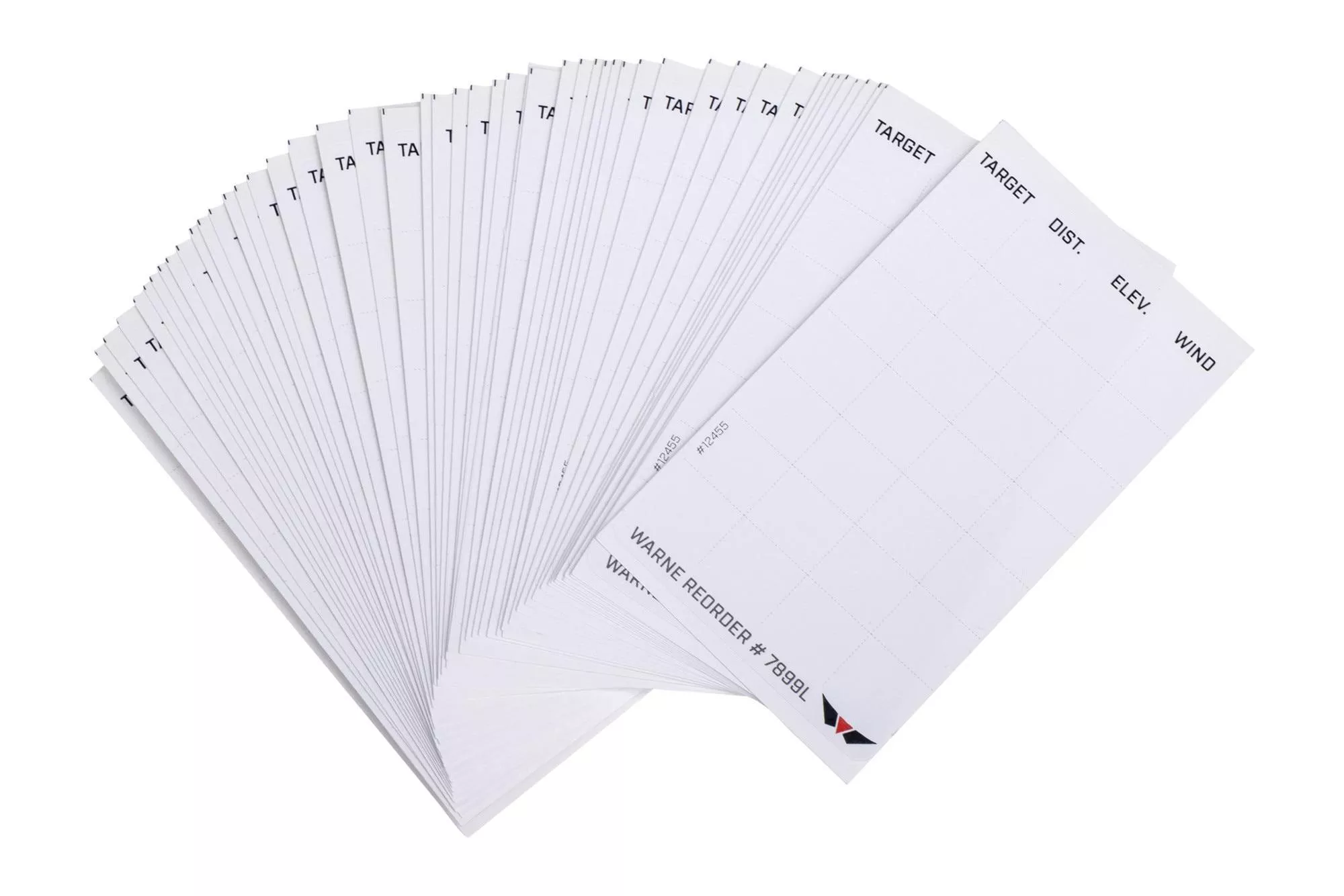 Warne Data Card Label Refills Pack of 50