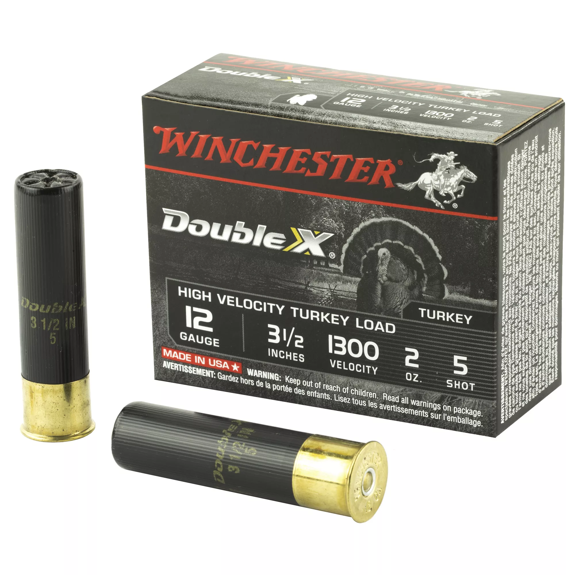Win Dbl X Hv Trky 12ga 3.5" #5 10/
