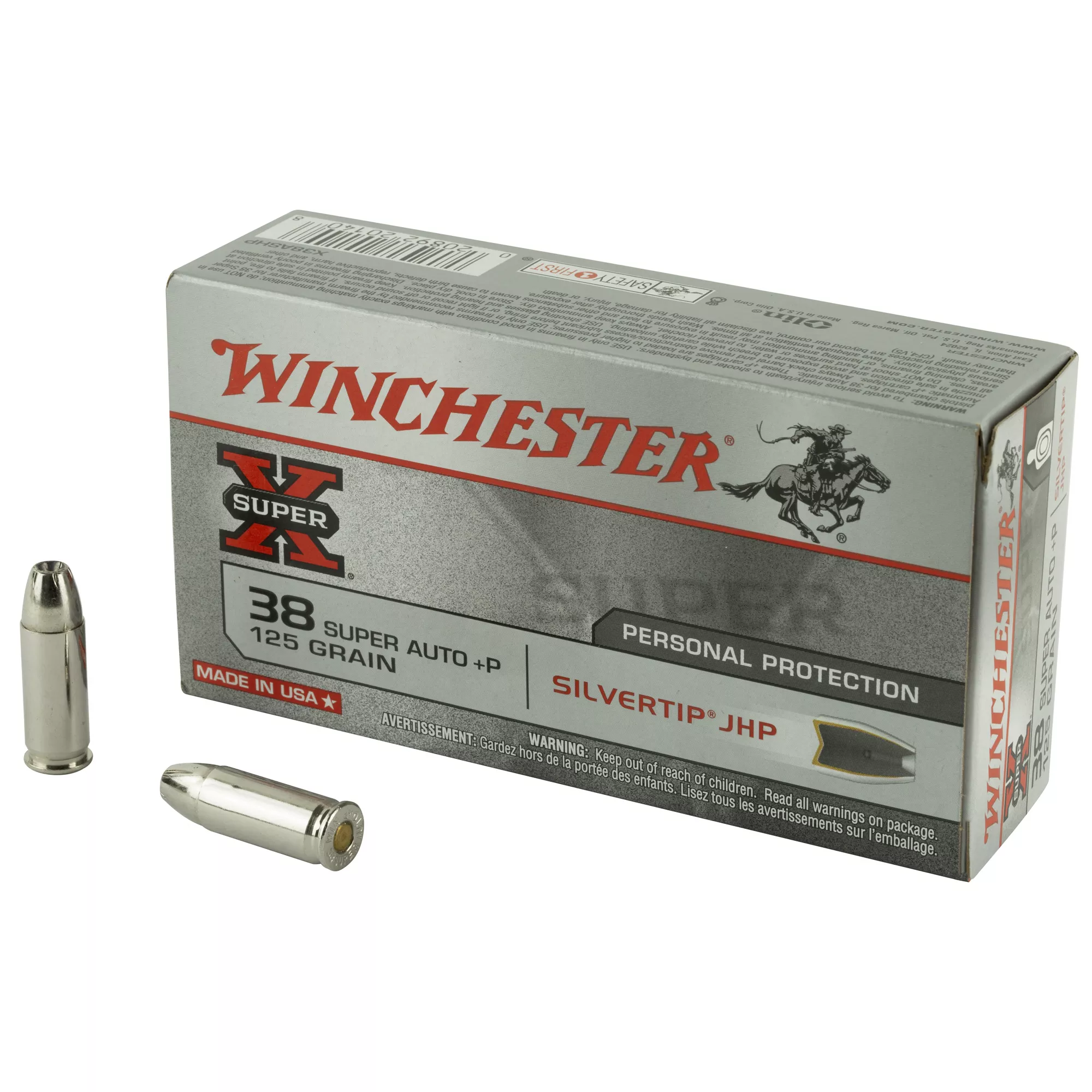 Win Sprx Silvertip 38sup 125gr 50/