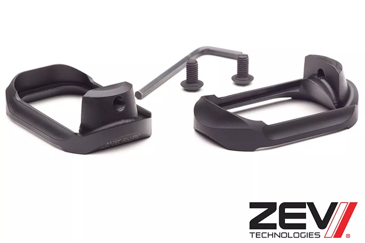 ZEV Technologies Universal PRO Magwell Standard Models Low Profile, Anodized Aluminum, 1-Piece, Black Finish MW.K-STD-PRO-AL-B
