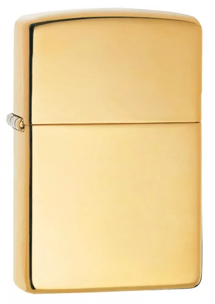 Zippo Armor High Polish Classic Brass Lighter 169