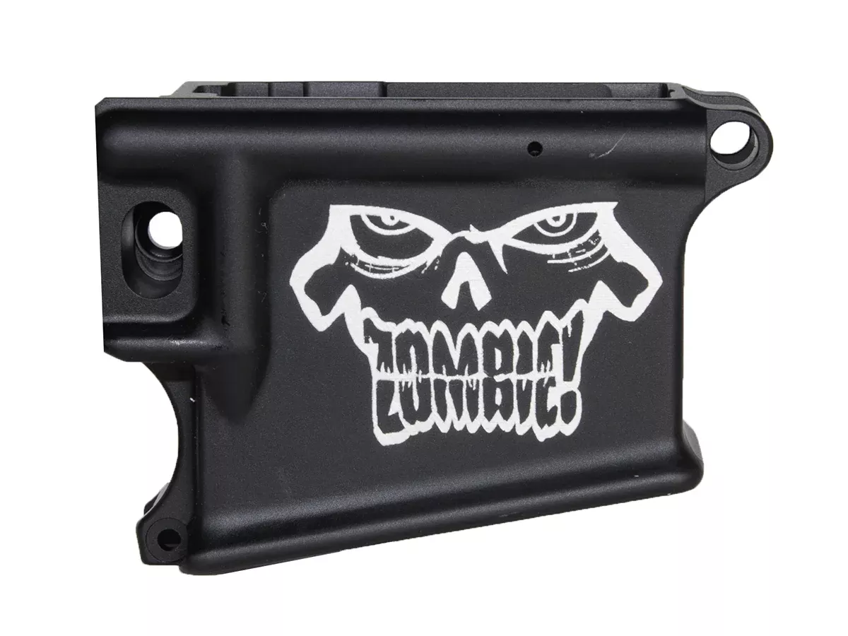 Zombie Head 80% Lower Receiver | Laser Engraved AR-15